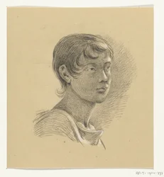 Head of a Boy, Facing Right