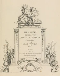 Desseins Arabesques a Plusieurs Usages Inventés par J.B. Toro Title Page