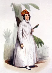 The creole woman, French Antilles, c.1850