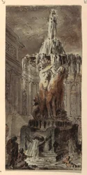Architectural Fantasy with Fountain