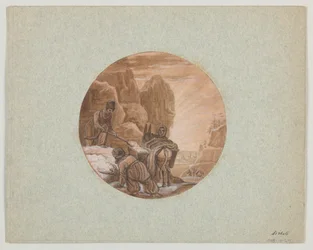 Design for a Painted Porcelain Serving Vessel, Les Sorbets from the Dessert Service