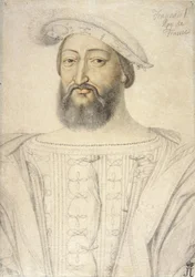 Portrait of Francis I (1494-1547), King of France by Clouet, Jean (c. 1485-1541)