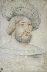 Portrait of Francis I, King of France by Jean Clouet