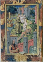 The Creation of Eve from Book of Hours of Louis of Orleans, 1490