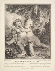 The Cheerful Cupids, 1750