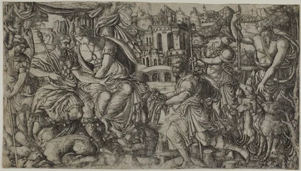 A King Receiving a Present