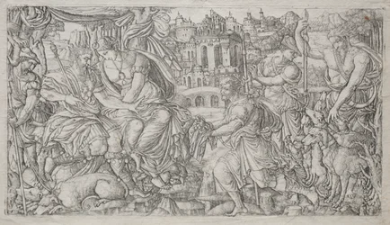 Huntsman Presenting a Gift to a King