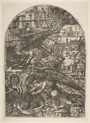 Satan Bound for a Thousand Years, from the Apocalypse