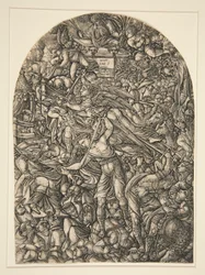 The Angel Sounding the Sixth Trumpet, from the Apocalypse Series