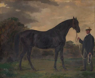 Chippendale & a Groom in Landscape