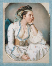 A Woman in Turkish Dress