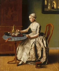 The Chocolate Girl. c1745