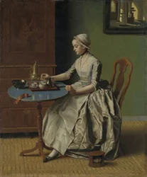 Dutch Girl at Breakfast