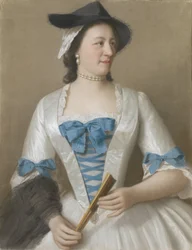 Portrait of Jeanne-Elisabeth Sellon, Lady Tyrell, Wife of Sir Charles Tyrell, 7th Baronet of Thornton (Buckinghamshire)