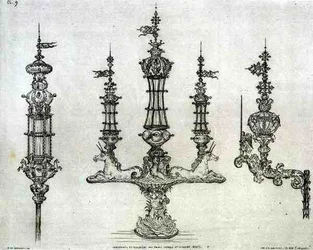 Lanterns and Torches from the Cavalli and Sagredo Palaces, in Venice, from 