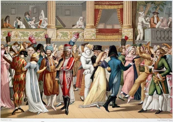 The Ball of the Opera by Bosio