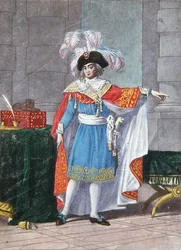 One of the Five Members of the Executive Directory of the Directoire Period (1795-99) in Formal Costume