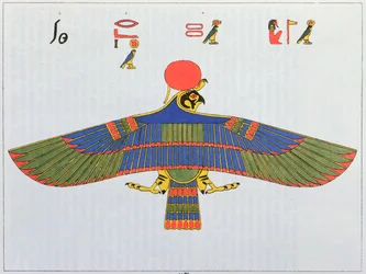 The god Horus represented in the form of a sparrowhawk, 1823