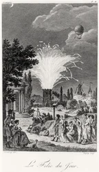 Firework Display at the Jardin de Tivoli