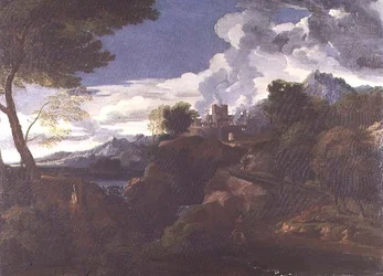 Landscape with a Burning City