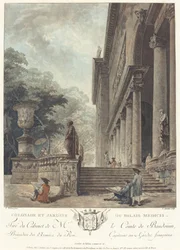 Colonnade and Gardens of the Medici Palace