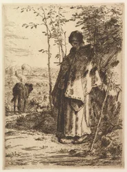 Shepherdess Knitting
