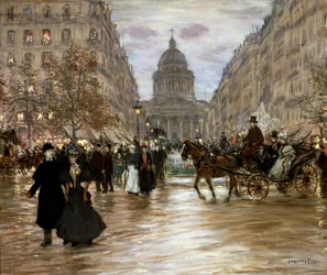 Boulevard Saint-Michel, late 19th or early 20th century