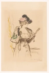 Lady with Fan