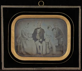 Portrait of M. & Mme. Eynard and M. de Regny with His Son