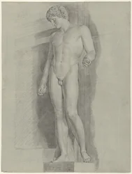 Study of the Statue Called the Albani Antinous