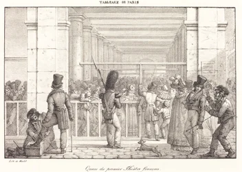 Queue at the First French Theatre