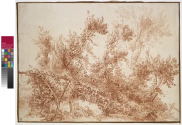 Arbor with Two Children