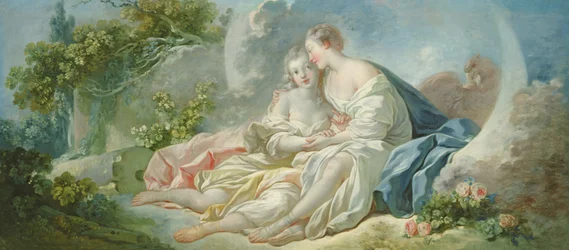 Jupiter Disguised as Diana Tries to Seduce Callisto