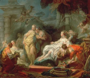 Psyche showing her sisters her gifts from Cupid, 1753