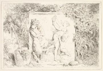 Satyrs Dancing from Bacchanales, or Satyrs