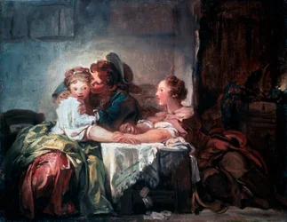 The Captured Kiss, late 18th century