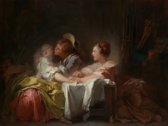 The Stolen Kiss, c.1760