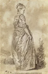 Young Woman Walking