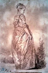 Young Woman Walking