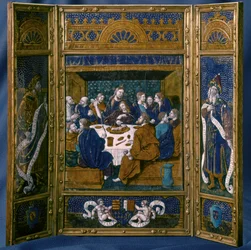The Last Supper, Tryptic, Enamel of Limoge