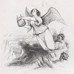 The Exiled Angel from The Complete Works of Béranger