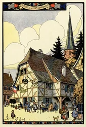 The Tricolor Paradise; Auberge de la Carp in Dannemarie 1917