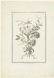 Bouquet of Jasmine and Larkspur
