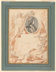 Frontispiece for a History of Peter the Great, ca. 1780