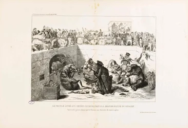 The People Delivered to the Vampire Taxes. From La Caricature