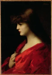 Study of a Woman in Red