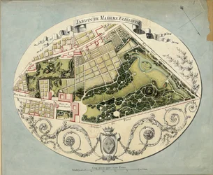 Plan of the Montreuil Estate of Madame Elisabeth