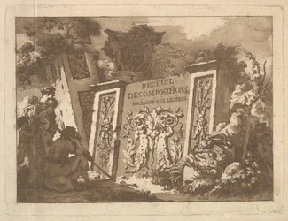 Frontispiece, from Recueil de Compositions par Lagrenée Le Jeune Collection of Compositions