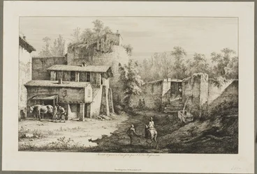 Landscape with Rider and Blacksmith