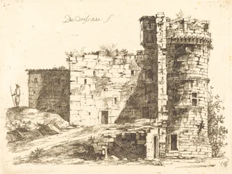 Ruins of the Château Saint-Chamond, Loire